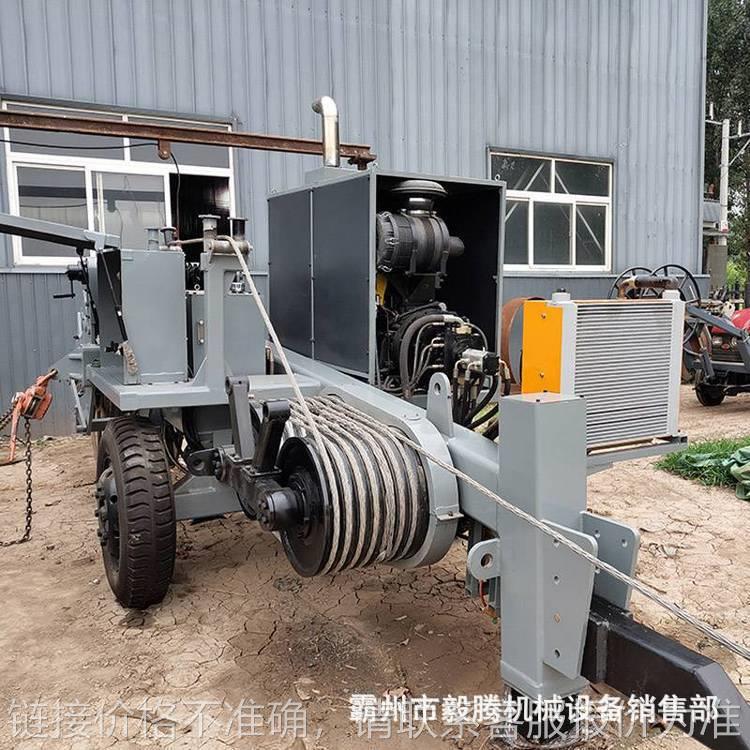 电力作业双卷筒牵引机s195g型导线架设拉线机敷设放线收线铺设机
