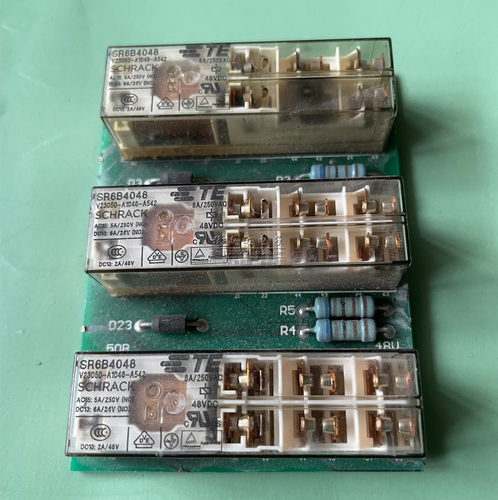 拆机泰科电梯安全继电器 SR6B4048 V23050- A1048- A542 48VDC