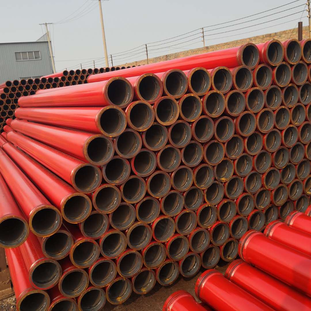 车载泵高压泵管 DN125无缝泵管壁厚国标157法兰高压混凝土泵管