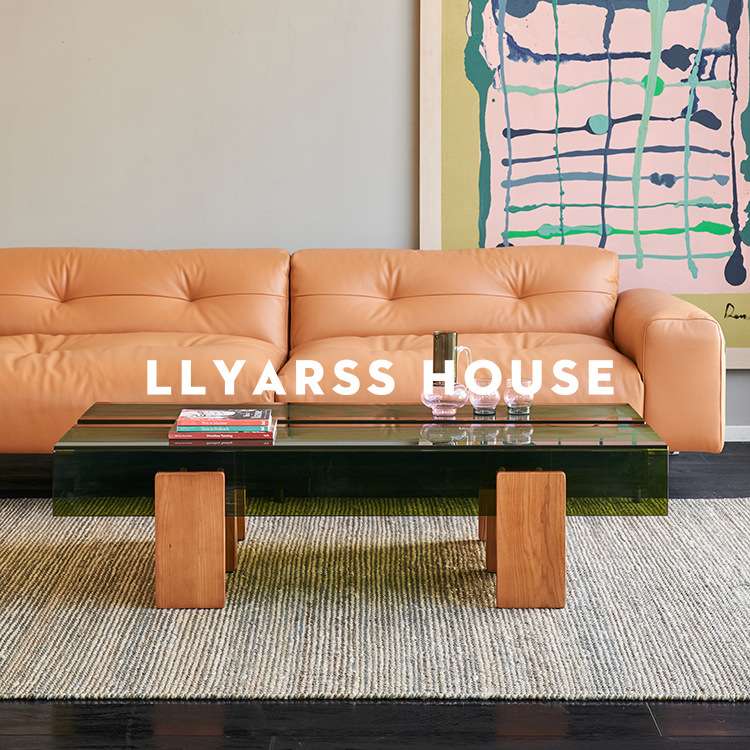 【新品】LLYARSS利亚斯/长方形茶几/亚克力简约绿色茶几/US