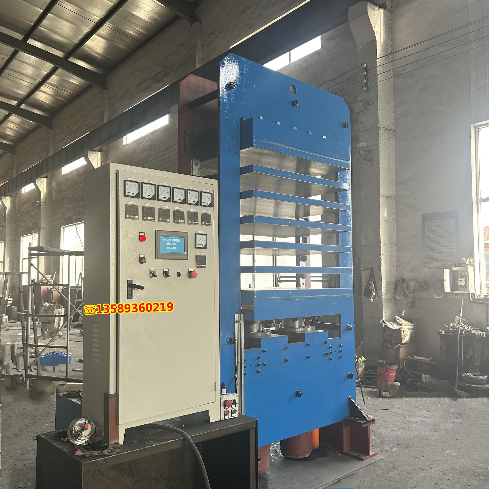 厂销100T橡胶平板硫化机 框式双缸多层模压机 PI膜片热压成型机