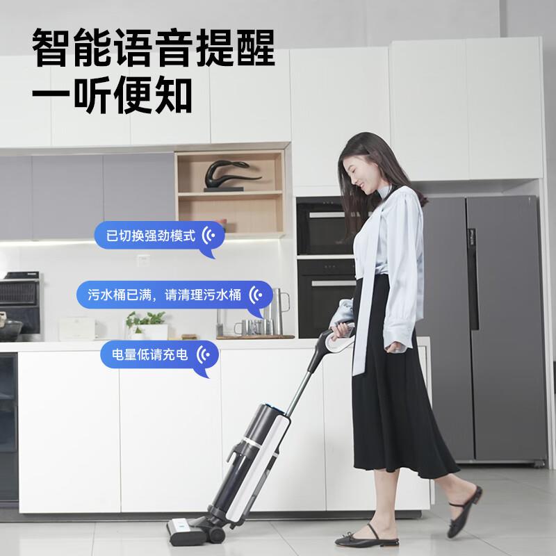 欧仕邦无线电动拖把跨境扫地机拖地一体机免手洗全自动喷水洗地机