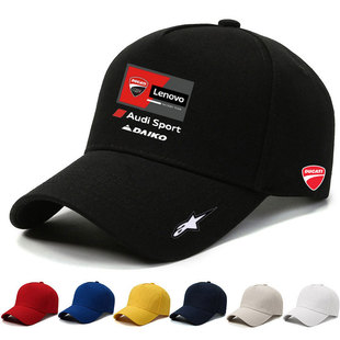 杜卡迪帽子摩托车机车队定制广告帽男女休闲motogp厂队棒球帽遮阳