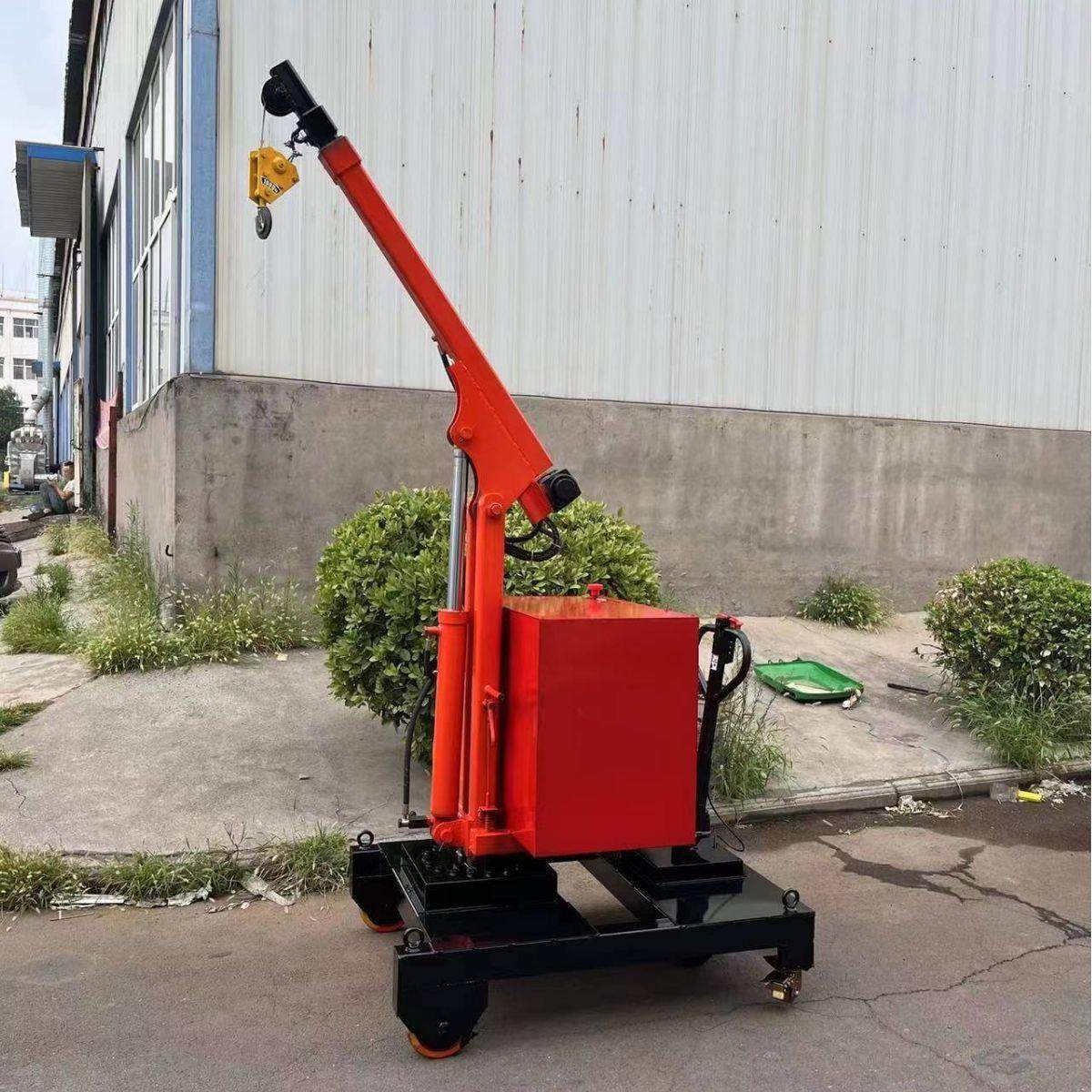 工业车间吊装电瓶12v24v小吊机电动行走吊机0.5—吨车载小型吊机