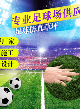 足球场专用草坪人造户外绿色五七人制运动人工草坪地毯仿真假草皮