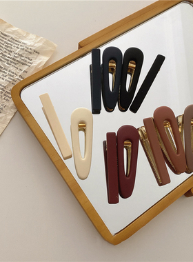 极速1Set Vintage Hairq Clips Pin for Women Fashion Geometric