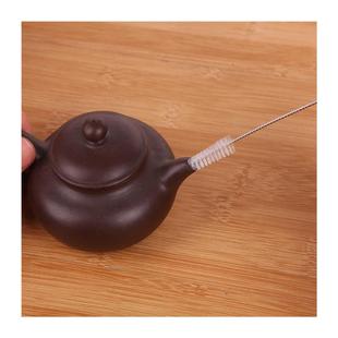 极速硬毛茶d壶嘴刷细口刷套装婴儿奶瓶嘴清洁刷小瓶口吸管刷子清