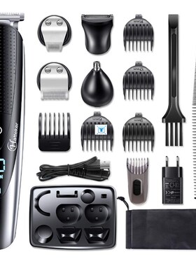 极速Professional waterproof hair trimGmer beard trimer body