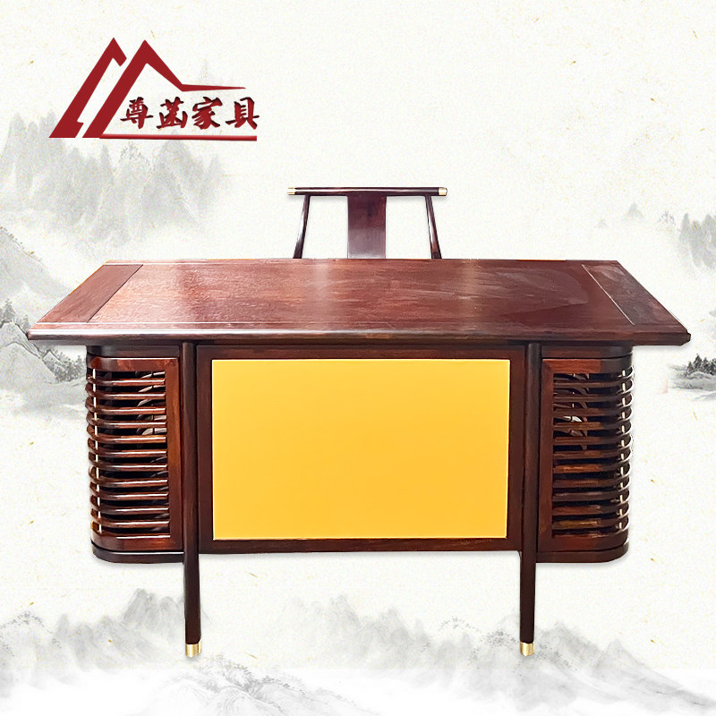 极速新中式d刺猬紫檀红木书桌东方荟书房电脑桌原实木办公桌办公,住宅家具,红木书桌,淘宝优惠券,粉丝福利购,淘宝优惠卷