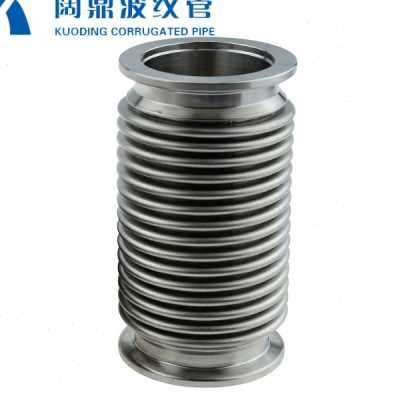 极速促304不锈钢高真空波纹管KF快接接头316LS金属真空快装波纹软