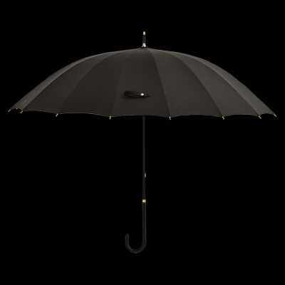 极速天黑黑tiohoh 5s周年镀金纪念版 女士16骨经典长柄自动雨伞