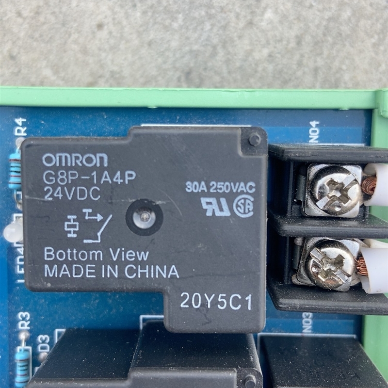 极速欧母龙大功率单开24sV继电器模组模块4路工业级PLC放大板,