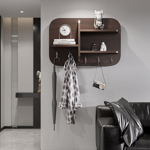 极速推拉电表箱遮l挡装饰画电源电闸盒创意轻奢搁板架挂画可翻盖