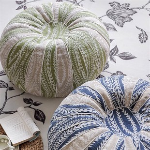 蒲团坐垫南瓜坐垫圆形榻榻D米飘窗坐墩家用冥想蒲团打坐 极速日式