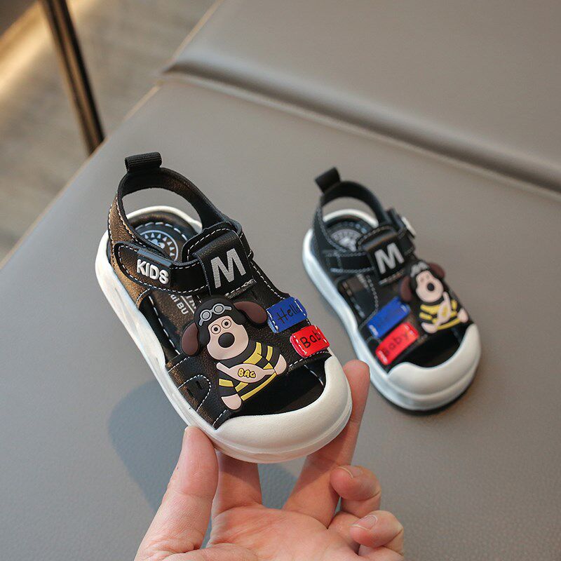 新品宝宝凉鞋夏季2026r新款婴儿软底防滑学步男童0-1-3岁小童包头