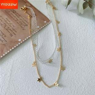 necklace collar nymph double stars 极速Chain lace nechklace