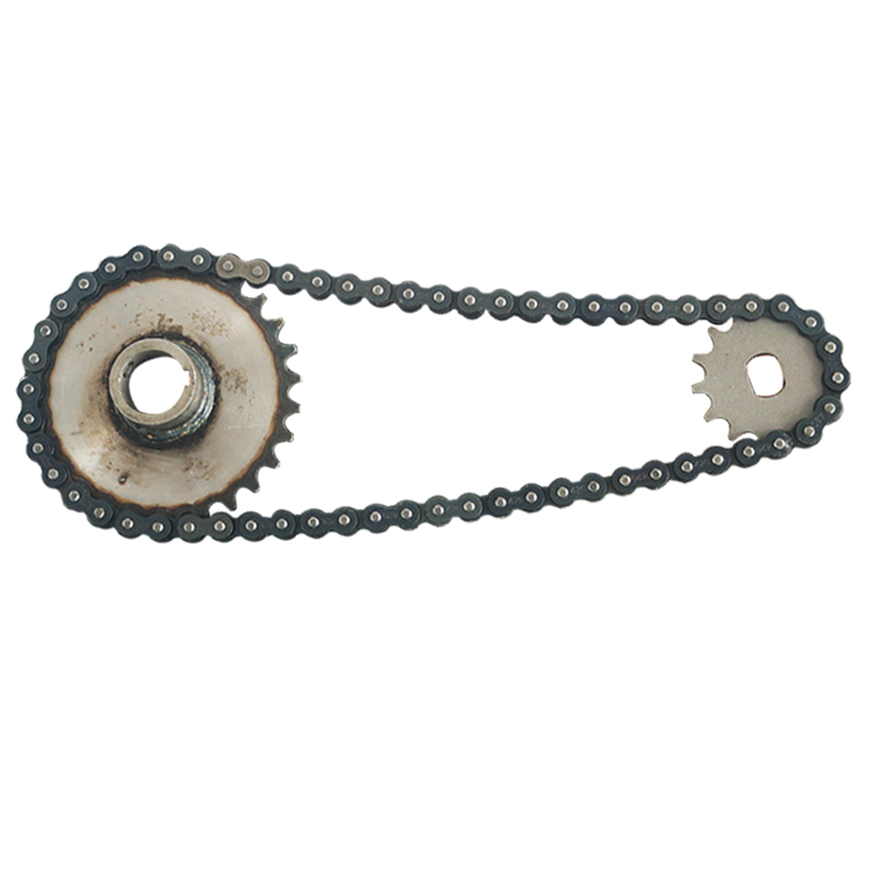 极速电动三轮车老年车电机轮中置电机420链条14齿U牙盘一体28齿大