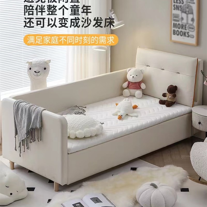 极速儿童拼接床加k宽大人可睡无缝拼接大床加宽床边小床子母延边