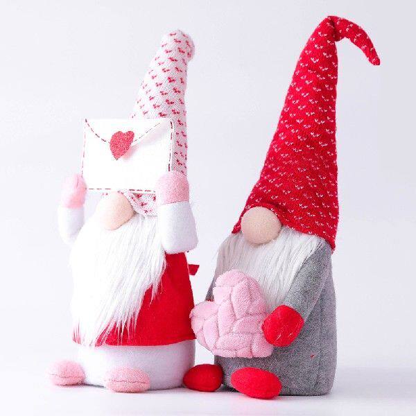 极速newValengtines Day Faceless Doll Ornament Doll Valentin