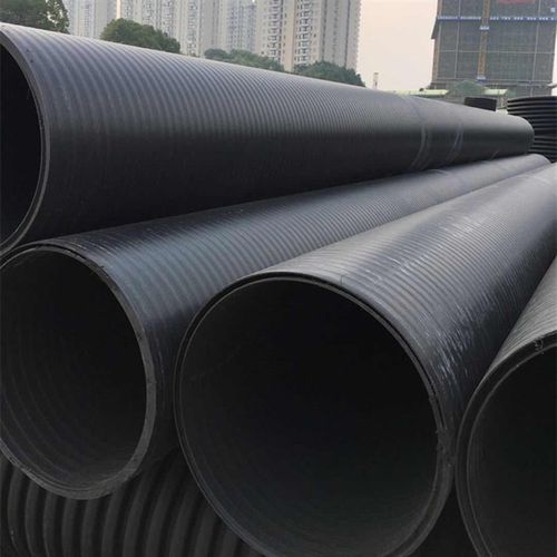 极速厂销HDPE中空壁缠绕管A型双壁波纹管钢带增强管多.肋管克拉管