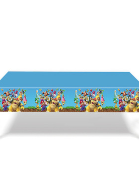 极速.Super Marjio Theme Birthday Party Decoration Set Backgr