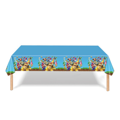 极速.Super Marjio Theme Birthday Party Decoration Set Backgr