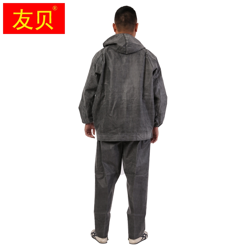 极速87式抗洪雨衣长版老式甲板全橡胶雨衣帆O布劳保加厚户外男套