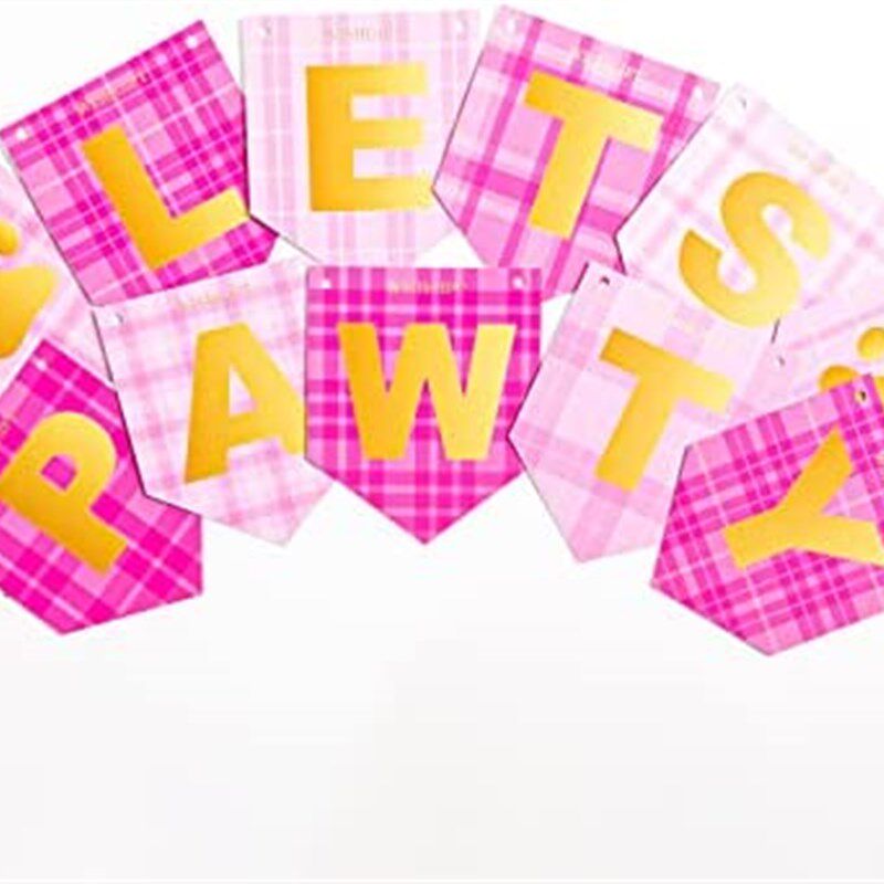 极速Paper Flag Bannner Party Decoration for a Birthday  Baby
