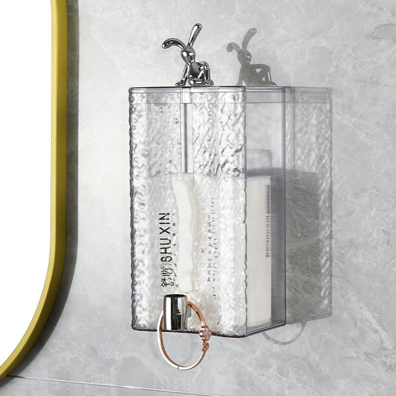 极速化妆室纸巾盒壁挂式家用厨房B面巾纸洗脸巾收纳浴室厕所抽取