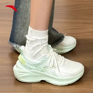 安踏毒刺5跑鞋女鞋冬季减震跳绳体测中考透气休闲运动鞋跑步鞋子