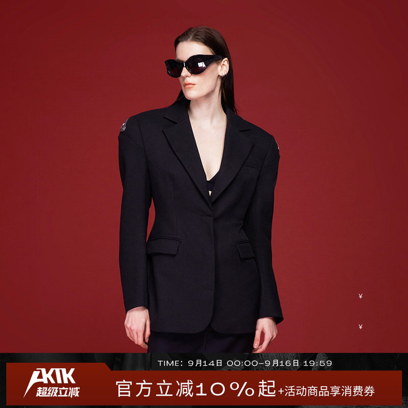 AKTK【张颜齐明星同款】外套 无性别高级感廓形显瘦收腰西装西服图片