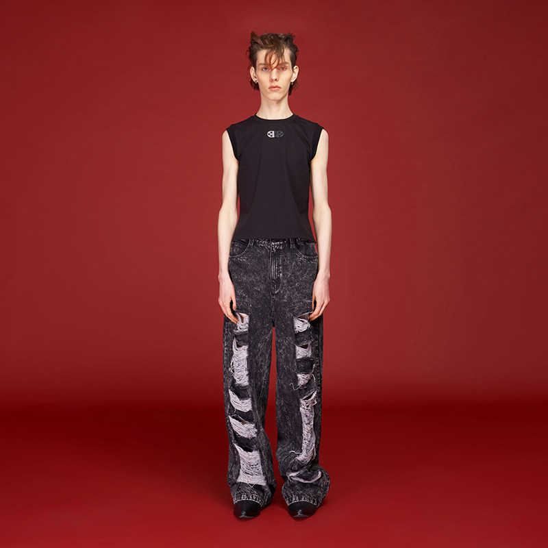 AKTK背心秋冬新款 原创设计无性别锁扣前短后长圆领百搭背心,女装/女士精品,背心吊带,淘宝优惠券,粉丝福利购,淘宝优惠卷