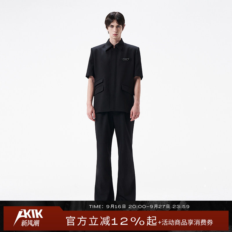 AKTK西装 春夏新款 原创设计 短袖廓形西装夹克（男款）图片