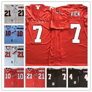 【亚特兰大猎鹰】橄榄球服7#21#复古球衣刺绣传奇运动服批发现货