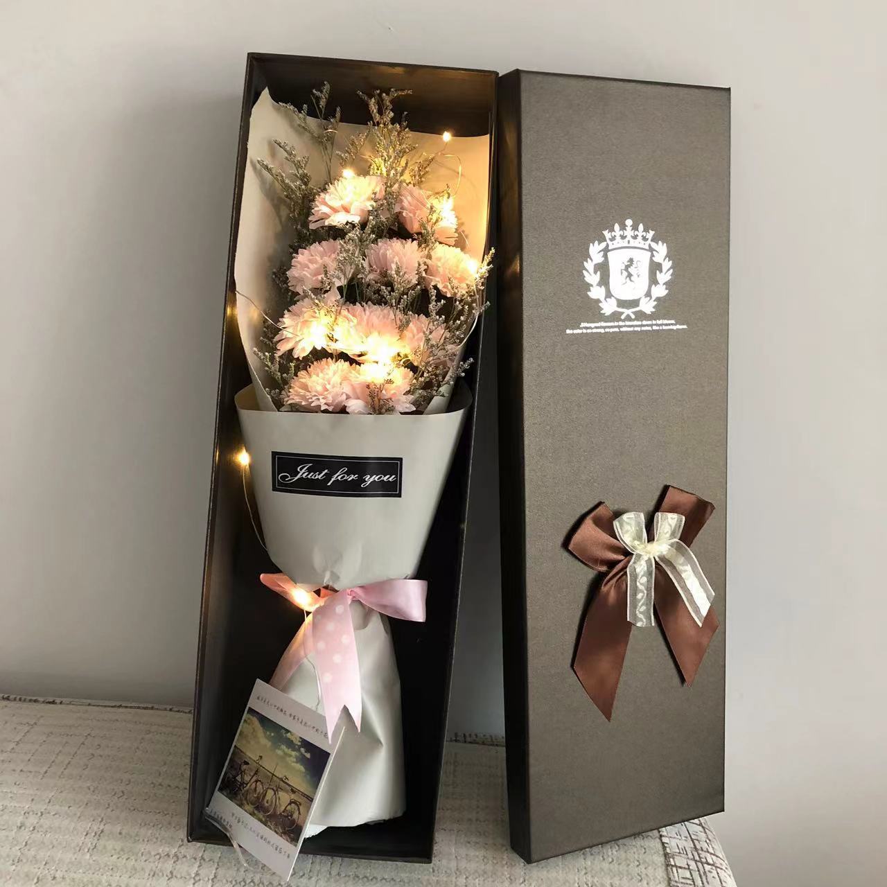 七夕浪漫惊喜生日礼物仿真花玫瑰