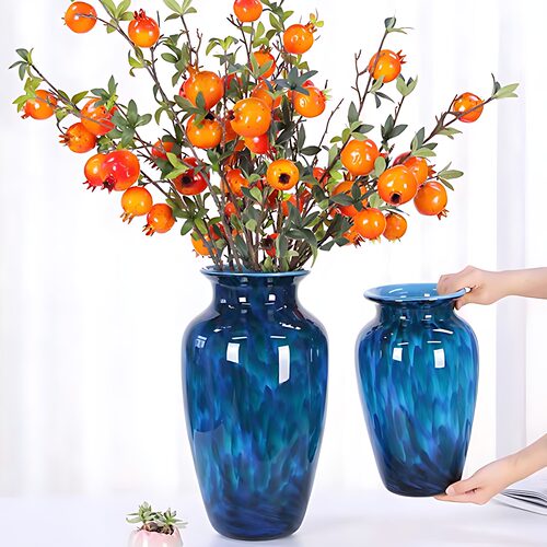 轻奢玻璃花瓶水培插花花器高级感