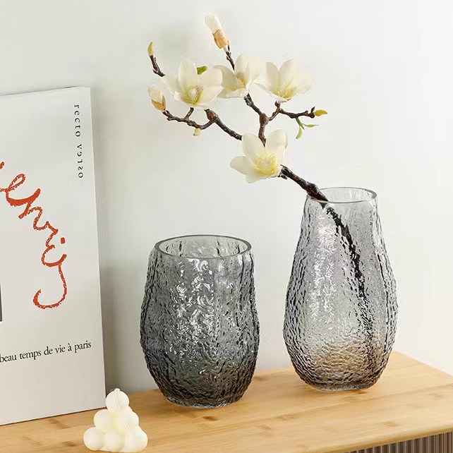 金蝉简约家用花瓶玻璃