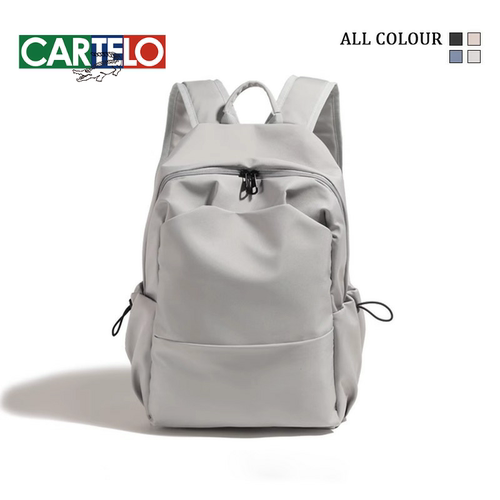 简约双肩包2025新款男女同用背包