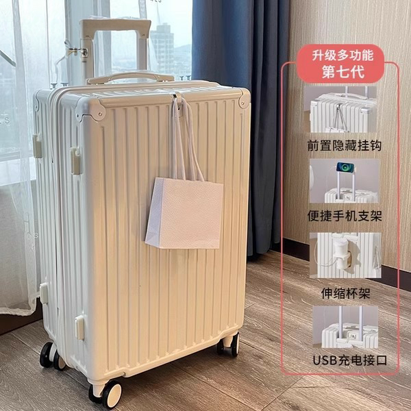 2025多功能行李箱拉杆箱女拉链款图片