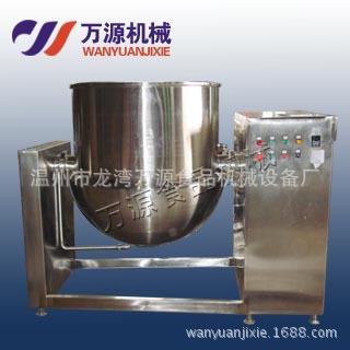 厂家卧式横轴搅拌锅不锈钢食品饮料设备夹层锅火锅底料生产设备