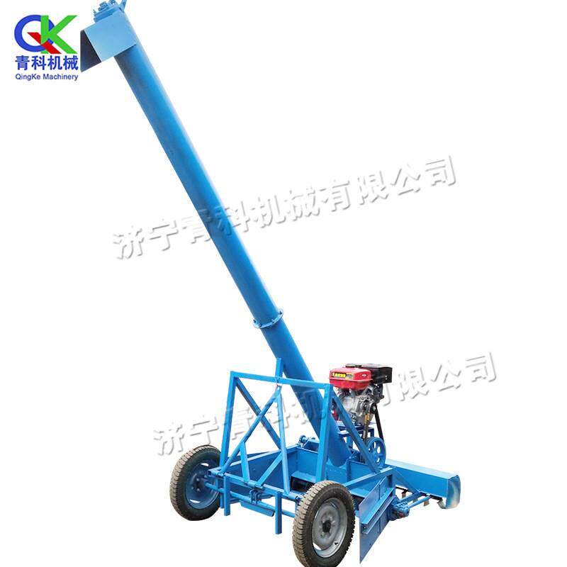 车载式小型吸粮机农村粮食输送设备车载后拖挂式饲料厂颗粒运输车