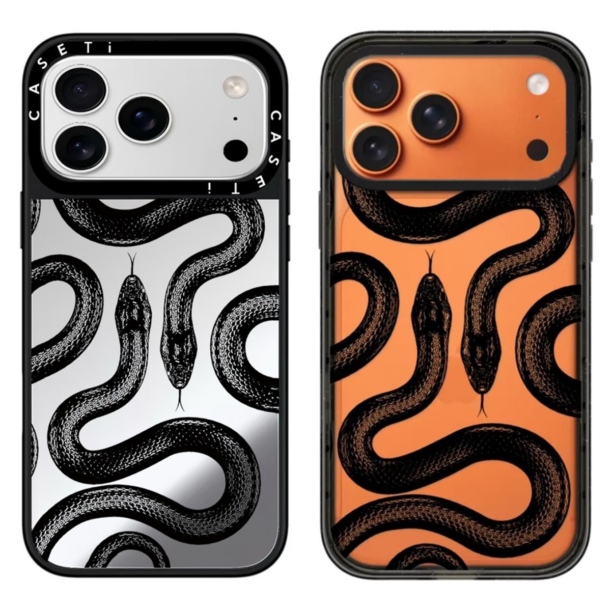 CASE联名大王蛇壳适用iPhone17ProMax手机壳苹果15PM时尚创意个性14Pro镜面磁吸Magsafe明星潮牌同款防摔16硬