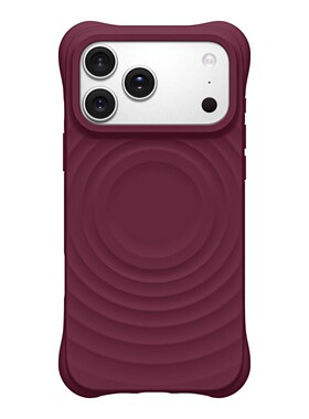 新款桑绒紫水波纹磁吸适用苹果手机壳iPhone17proma纯色简约16Magsafe15pro防摔14plus华强北13液态12保护套