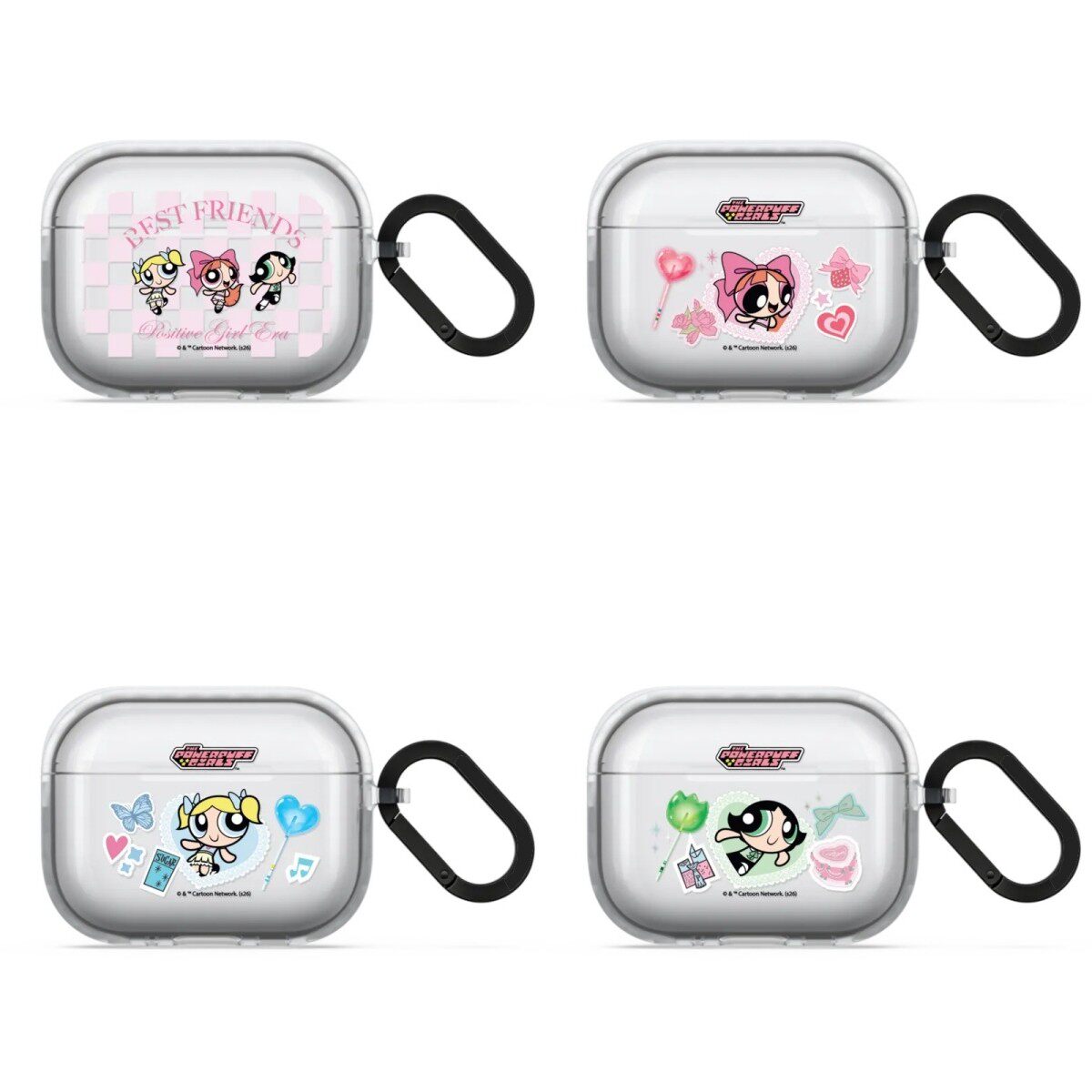 ThePowerpuffGirls飞天小女警耳机壳4代AirPodsPro3代第三代保护套适用AirPodsPro二代AirPods降噪蓝牙保护套