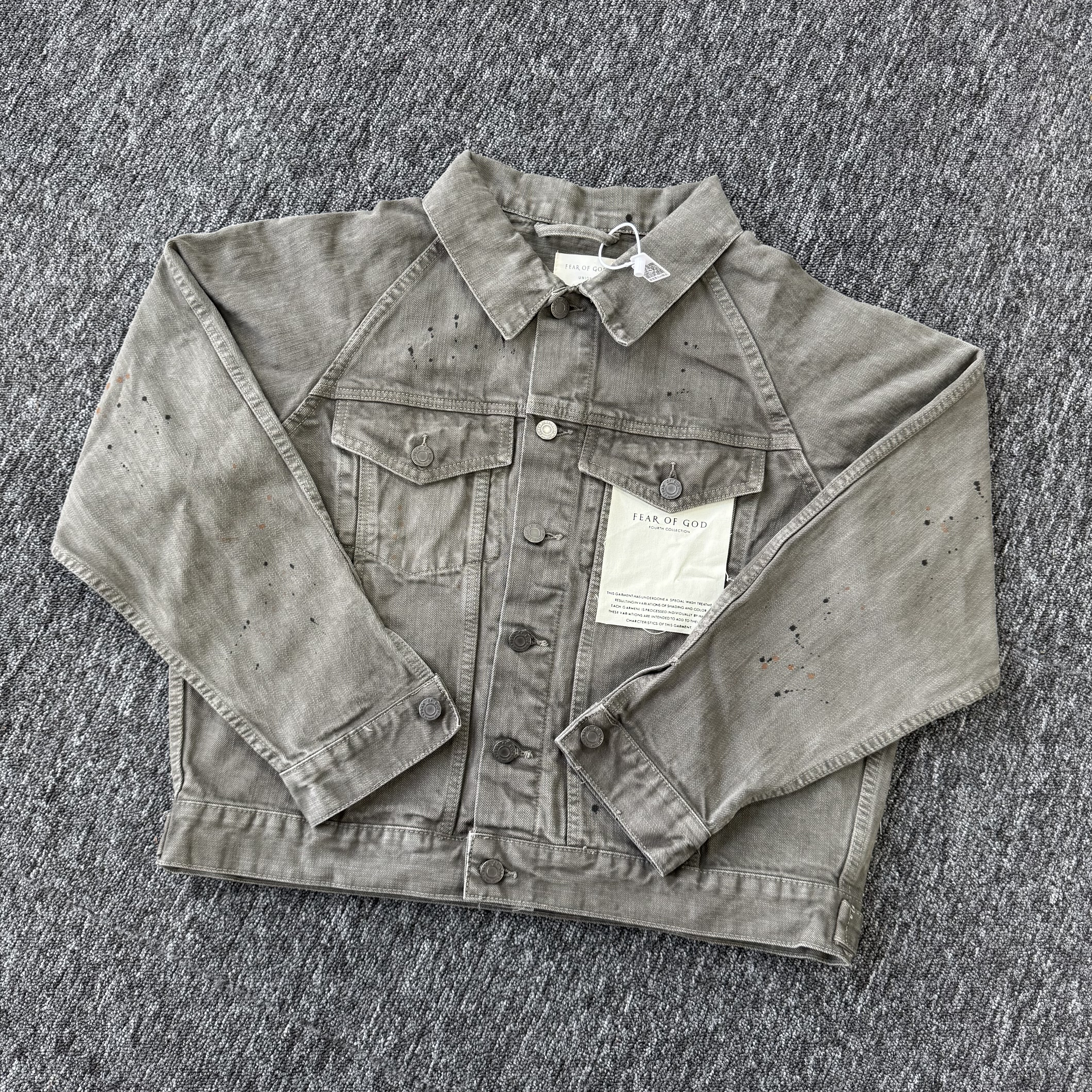 【夯货单品 秒发】城子自主铁青色Union限定牛仔夹克 高街风格