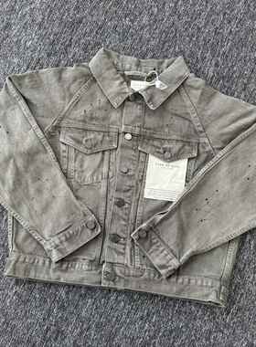 【夯货单品 秒发】城子自主铁青色Union限定牛仔夹克 高街风格