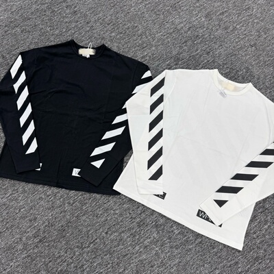 【现货秒发】城子原创自主奥福歪特长袖高街风格 100%纯棉舒适