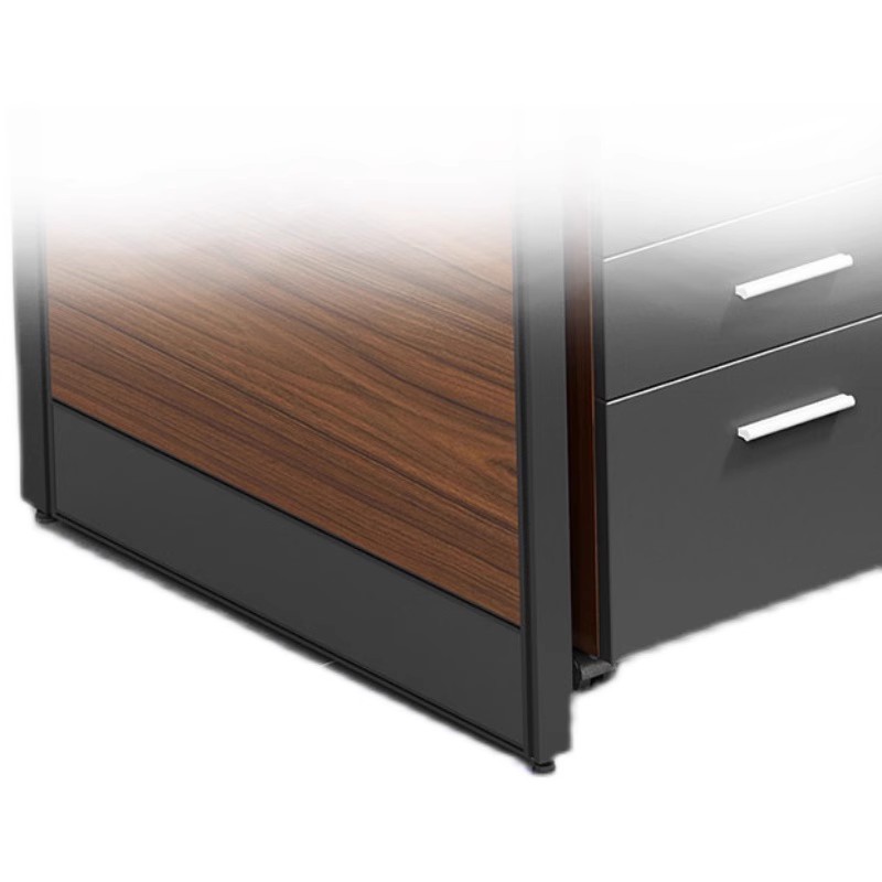 极速职员办公桌简约m现代财务桌2/4/6人位办公室电脑卡座员工桌椅