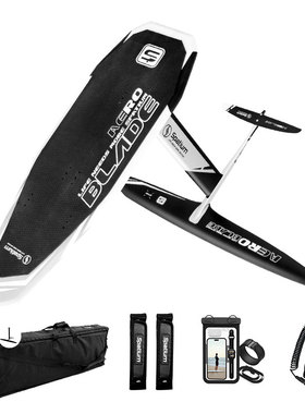 Spatium水上立式无动力水翼板便携式碳纤维浆板风筝尾波冲浪板