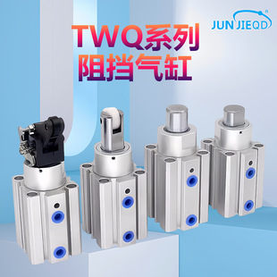 阻挡气缸TWH/TWG/TWQ20 25 32 40 50X15X20X30X40SKF厂家直发